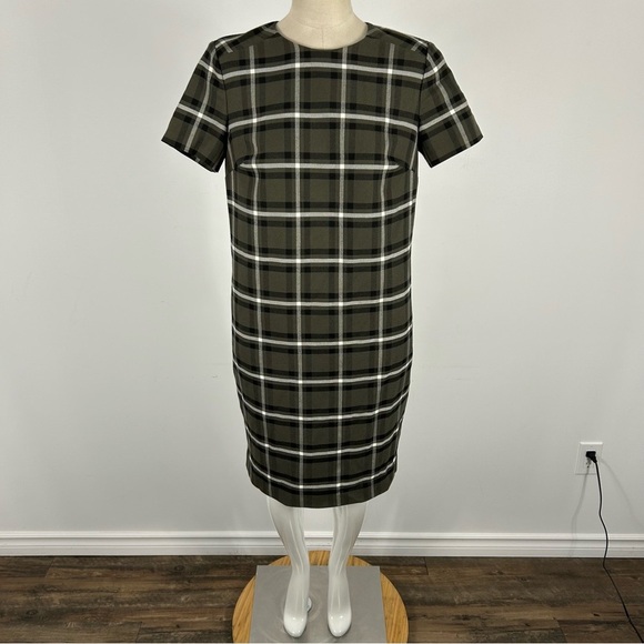 ❤️ Banana Republic Plaid Short Sleeve Dress XS - Picture 3 of 12